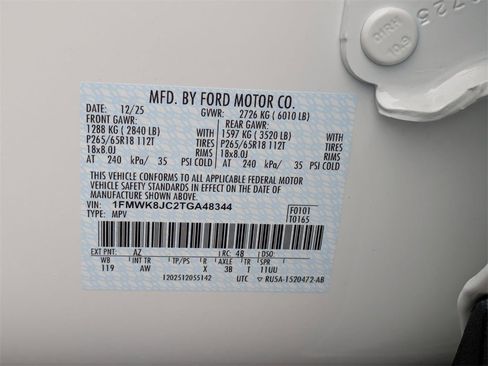 New 2026 Ford Explorer Tremor w/ Tremor Ultimate Package image 26