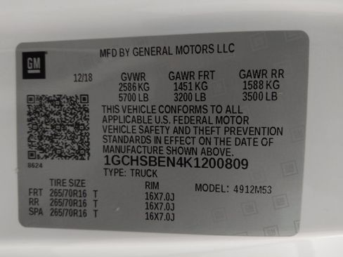 Used 2019 Chevrolet Colorado W/T w/ WT Convenience Package RWD image 33