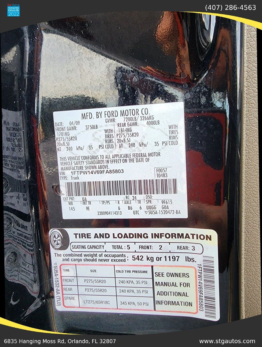 Used 2009 Ford F150 Lariat AWD/4WD image 29
