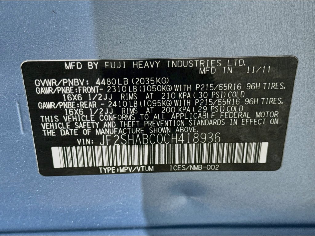 Used 2012 Subaru Forester 2.5X w/ Alloy Wheel Pkg AWD/4WD image 36
