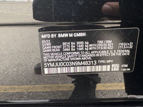 Used 2022 BMW X5 M w/ Competition Package 2 image 34