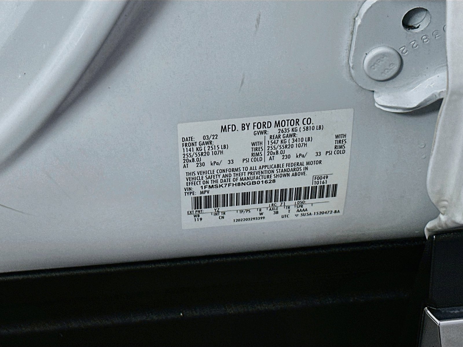 Used 2022 Ford Explorer Limited RWD image 32