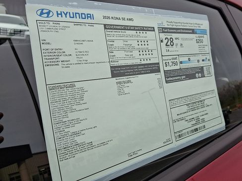 New 2026 Hyundai Kona SE image 11