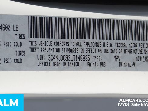 Used 2020 Jeep Compass Limited w/ Safety & Security Group image 67