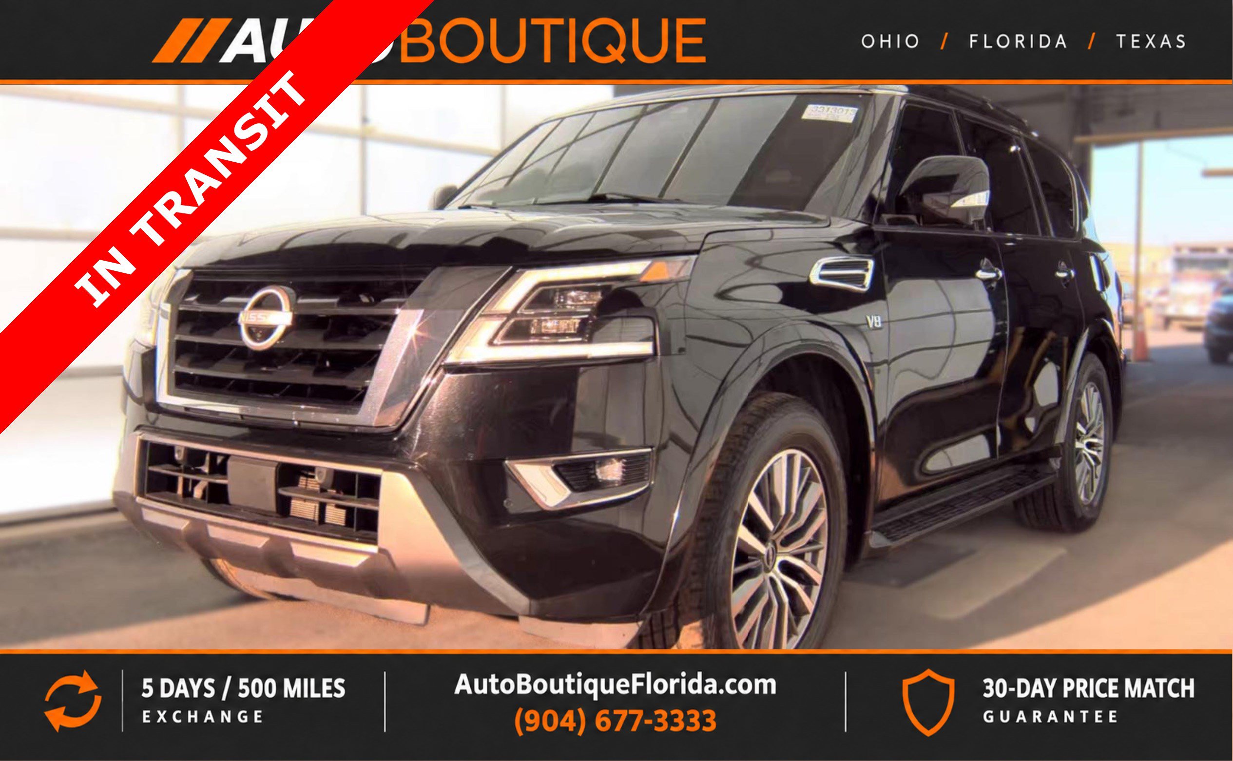 Used 2021 Nissan Armada SL w/ Captain's Chairs Package RWD image 1