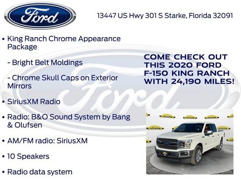 Used 2020 Ford F150 King Ranch w/ Equipment Group 601A Luxury image 30