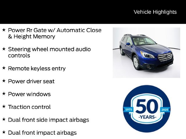 Used 2016 Subaru Outback 2.5i Premium w/ Protection Package #2 AWD/4WD image 21