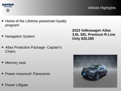 Used 2023 Volkswagen Atlas SEL Premium AWD/4WD image 8