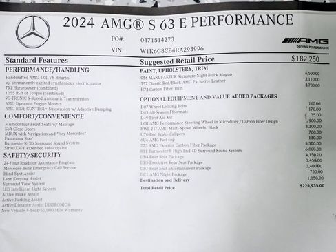 Used 2024 Mercedes-Benz S 63 AMG S image 2