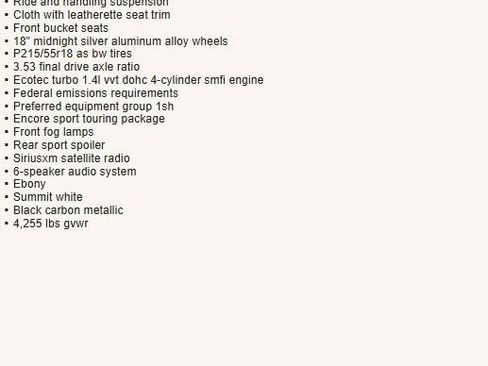 Used 2018 Buick Encore Sport Touring image 2