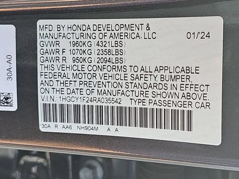 Used 2024 Honda Accord LX image 35