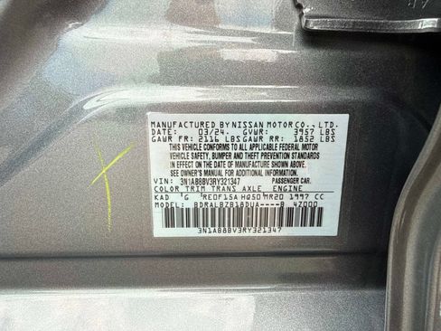 Certified 2024 Nissan Sentra S FWD image 31