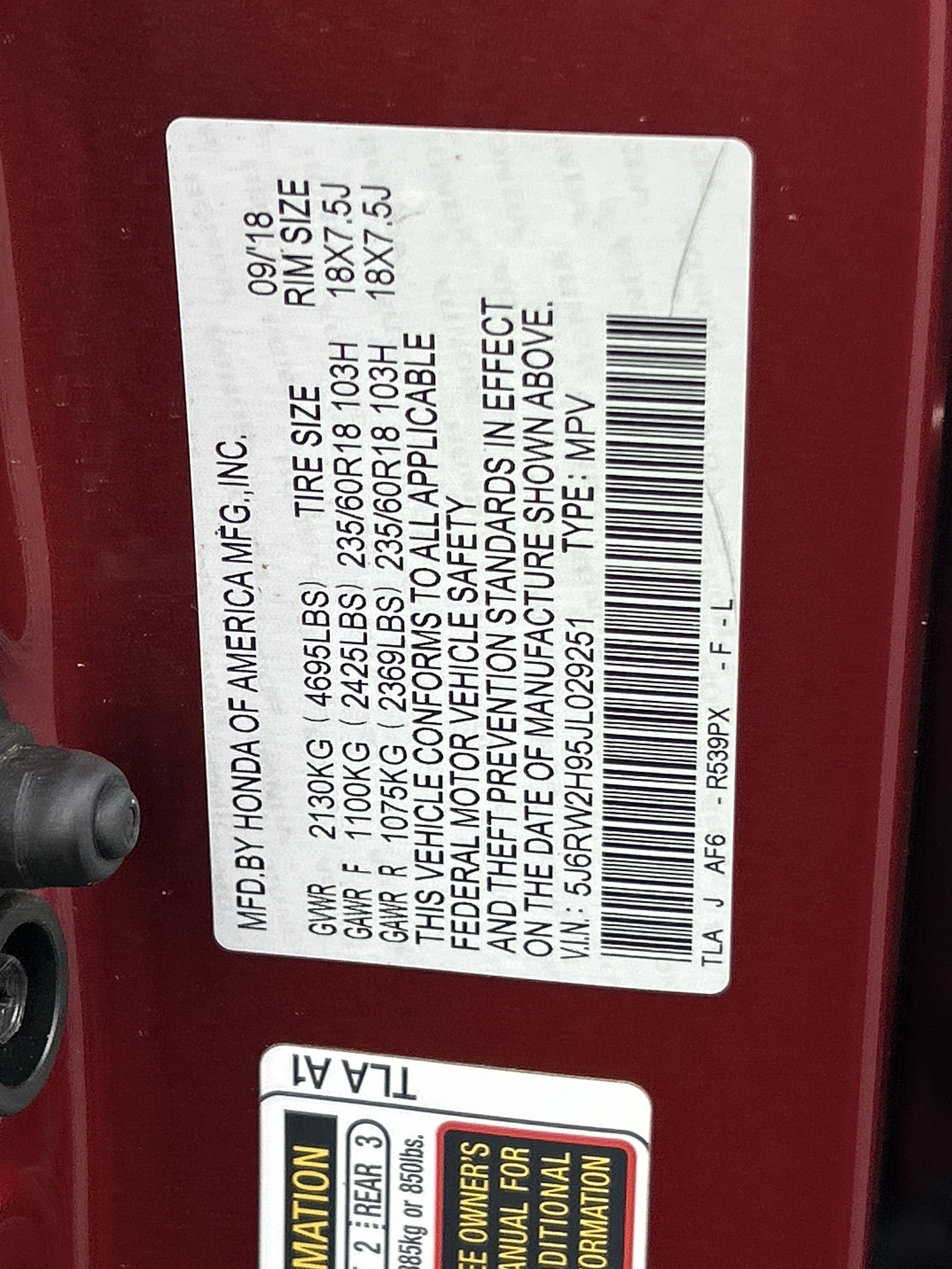 Used 2018 Honda CR-V Touring image 37