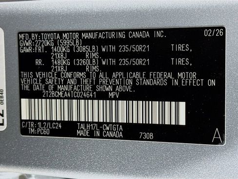 New 2026 Lexus RX 500h F Sport image 24