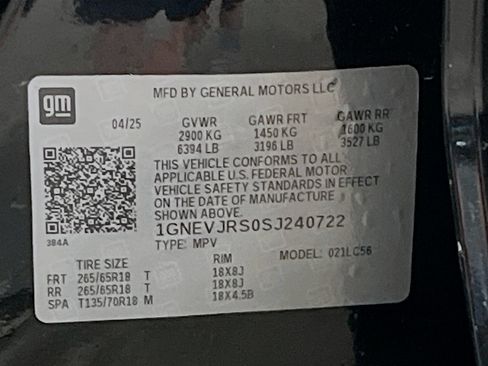 Used 2025 Chevrolet Traverse Z71 w/ Driver Confidence Package AWD/4WD image 33