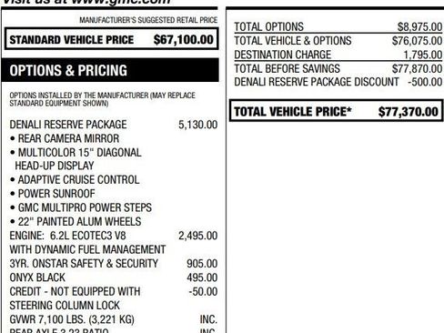 Certified 2023 GMC Sierra 1500 Denali w/ Denali Reserve Package image 2