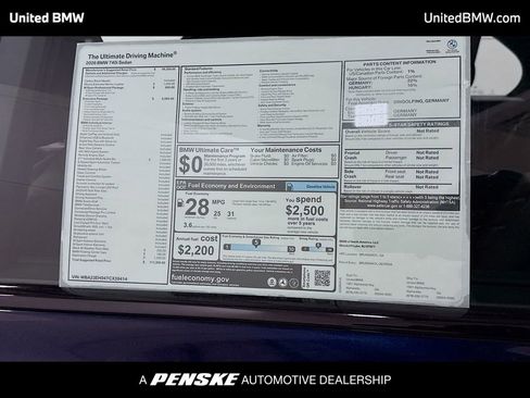 New 2026 BMW 740i w/ Executive Package RWD image 15