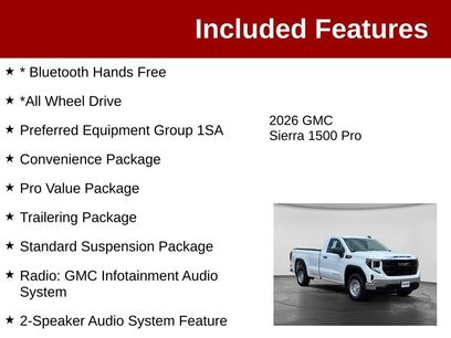 Used 2026 GMC Sierra 1500 Pro w/ Pro Value Package