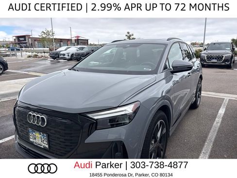 Used 2024 Audi Q4 e-tron Premium Plus w/ Premium Plus AWD/4WD image 2