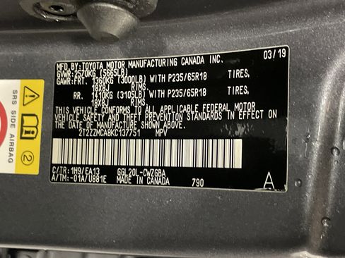 Used 2019 Lexus RX 350 FWD w/ Accessory Package image 36