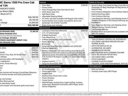 Used 2023 GMC Sierra 1500 Pro w/ Pro Value Package image 11