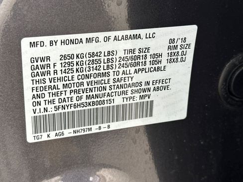 Used 2019 Honda Pilot EX-L image 30