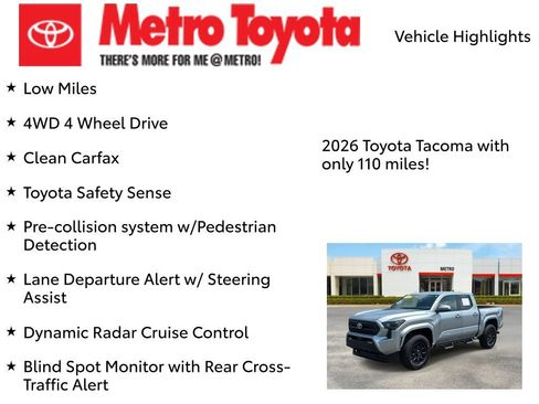 Used 2026 Toyota Tacoma SR5 AWD/4WD image 8