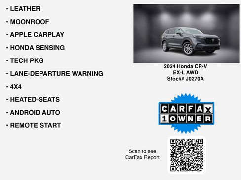 Used 2024 Honda CR-V EX-L image 7