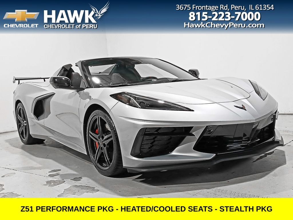 Used 2026 Chevrolet Corvette Stingray Preferred Conv w/ Z51 Performance Package RWD image 1