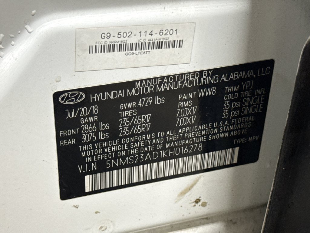 Used 2019 Hyundai Santa Fe SE FWD image 27