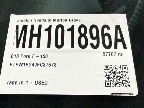 Used 2018 Ford F150 XLT w/ Equipment Group 302A Luxury image 34