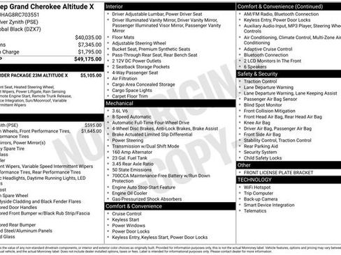 Used 2024 Jeep Grand Cherokee Altitude AWD/4WD image 11