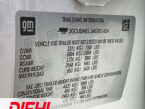 Used 2022 Chevrolet Silverado 1500 ZR2 w/ Technology Package AWD/4WD image 24