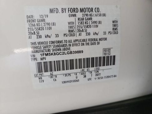 Used 2020 Ford Explorer ST w/ Premium Technology Package AWD/4WD image 28