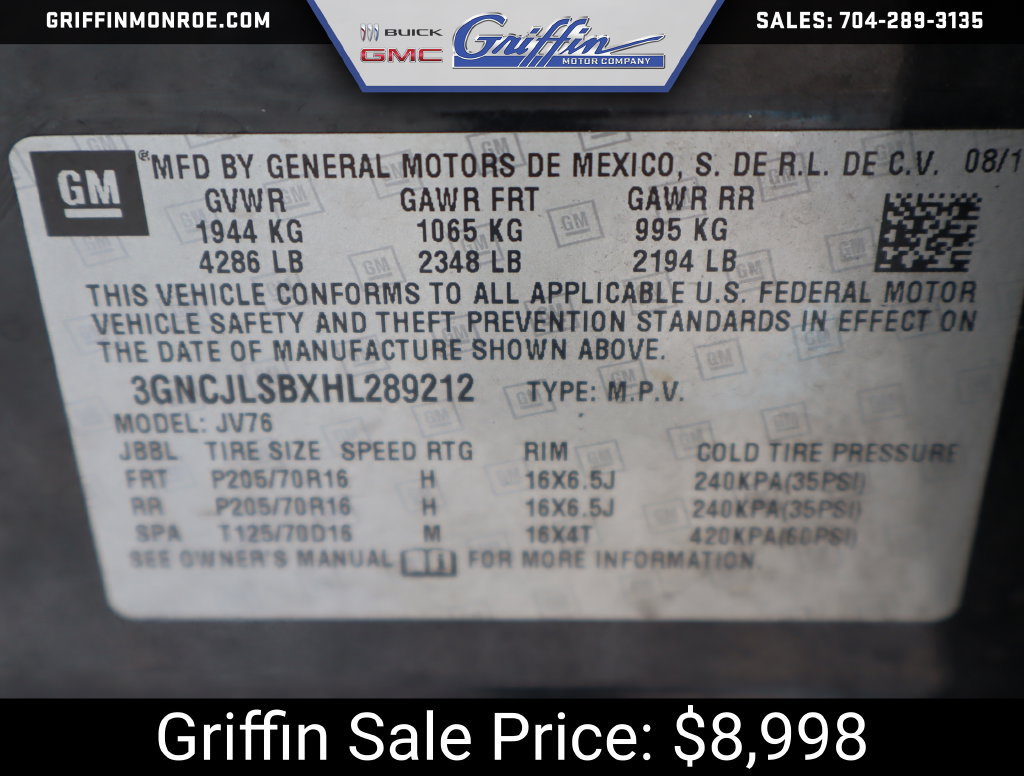 Certified 2017 Chevrolet Trax LT FWD image 46