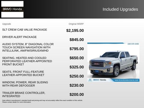 Used 2014 GMC Sierra 1500 SLT w/ SLT Crew Cab Value Package AWD/4WD image 5