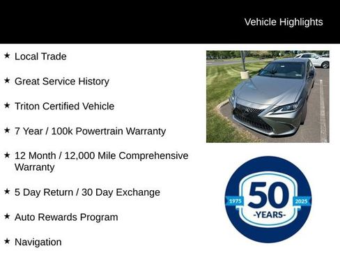 Used 2021 Lexus ES 250 w/ Premium Package AWD/4WD image 5