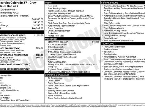 Used 2024 Chevrolet Colorado Z71 w/ Z71 Convenience Package 2 AWD/4WD image 34