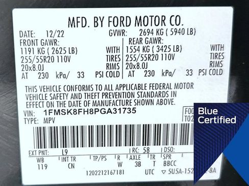 Certified 2023 Ford Explorer Limited AWD/4WD image 27