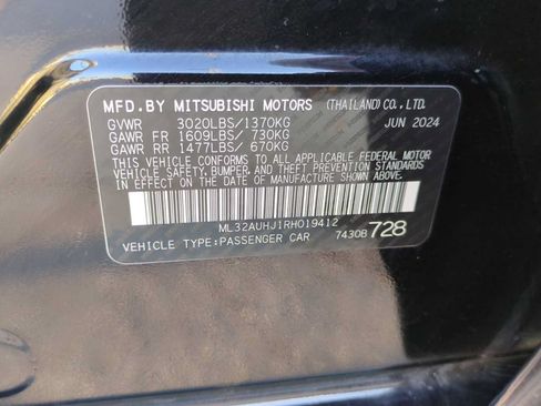 Used 2024 Mitsubishi Mirage ES FWD image 30
