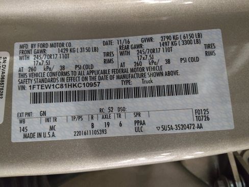 Used 2017 Ford F150 XLT RWD image 33