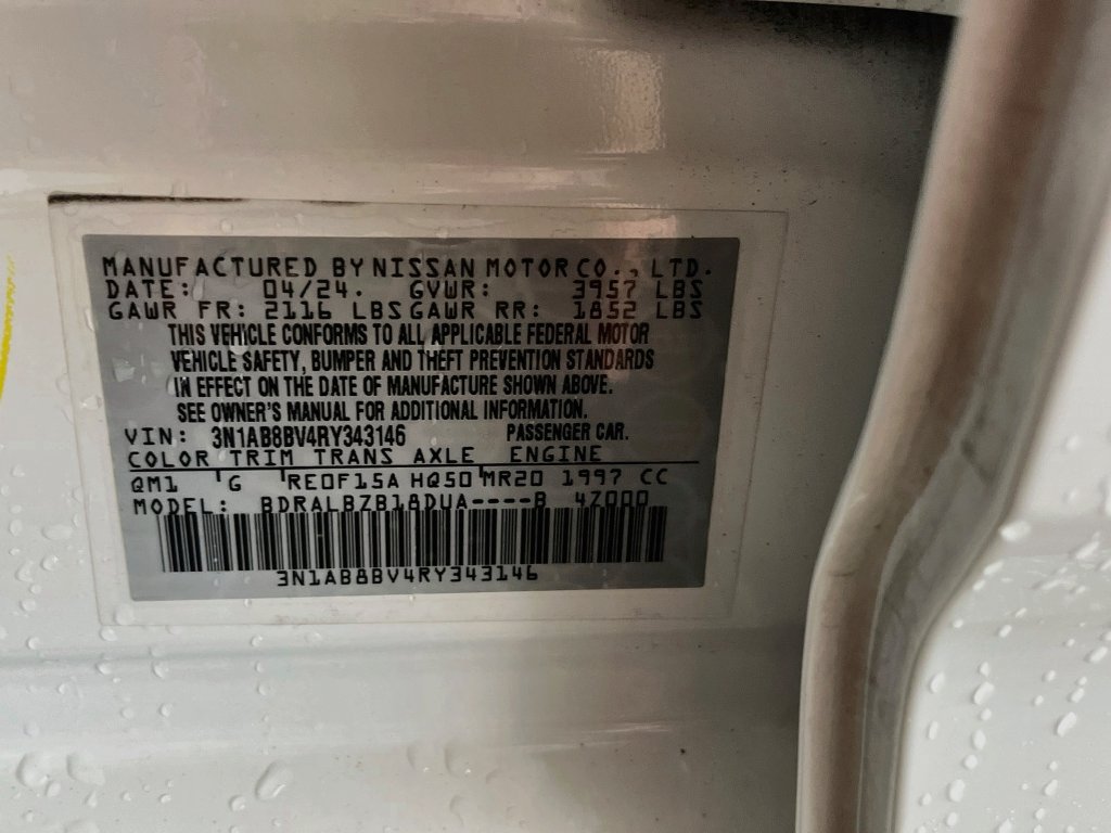 Used 2024 Nissan Sentra S w/ Trunk Package FWD image 28