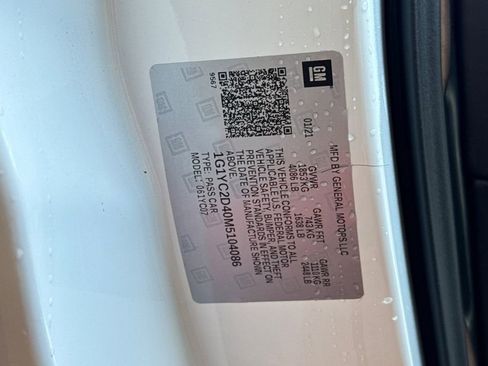 Certified 2021 Chevrolet Corvette Stingray Premium Cpe w/ Z51 Performance Package image 34