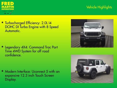 New 2026 Jeep Wrangler Unlimited Sport AWD/4WD image 15