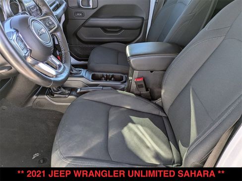 Used 2021 Jeep Wrangler Unlimited Sahara w/ Uconnect 4C Nav & Sound Group image 2