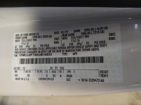 Used 2019 Ford Escape S FWD image 33