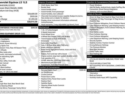Certified 2024 Chevrolet Equinox LS w/ Driver Confidence II Package FWD image 7