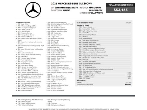 Used 2025 Mercedes-Benz GLC 300 4MATIC image 2