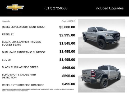 Used 2020 RAM 1500 Rebel w/ Rebel Level 2 Equipment Group AWD/4WD image 5