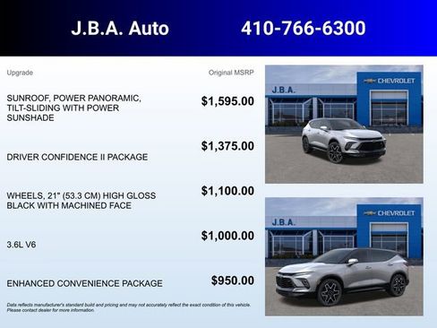 New 2026 Chevrolet Blazer RS w/ Driver Confidence II Package image 5